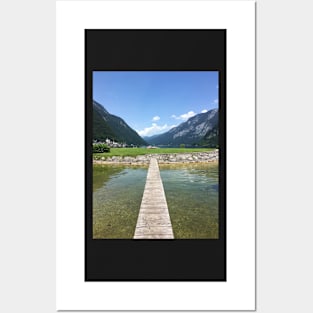 Aesthetic Lake in Hallstatt, Austria Posters and Art